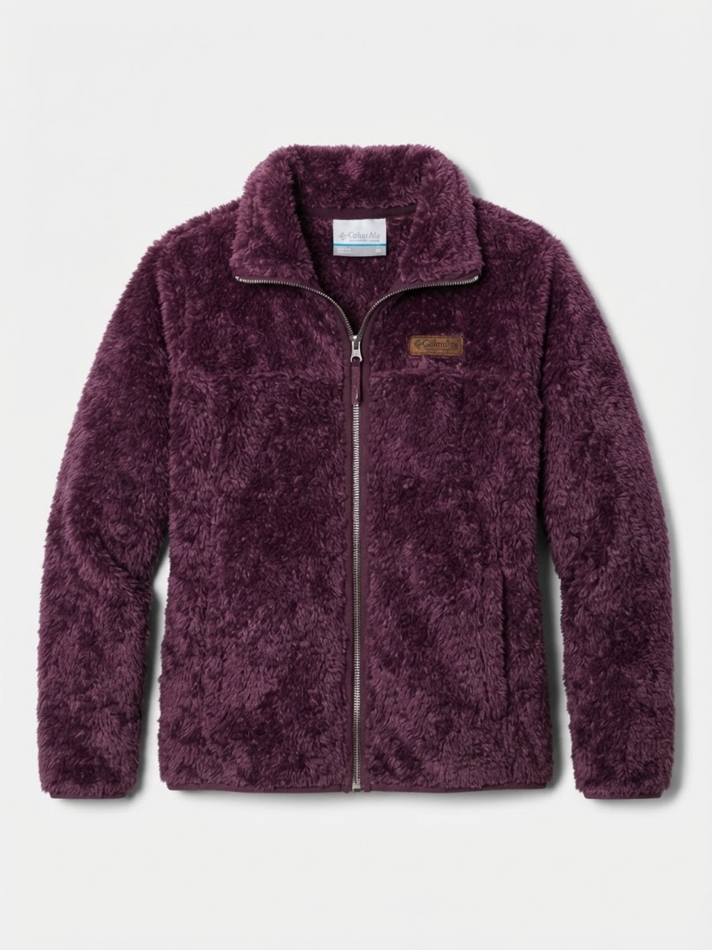 Columbia Plush Full-Zip Jacket - Plum